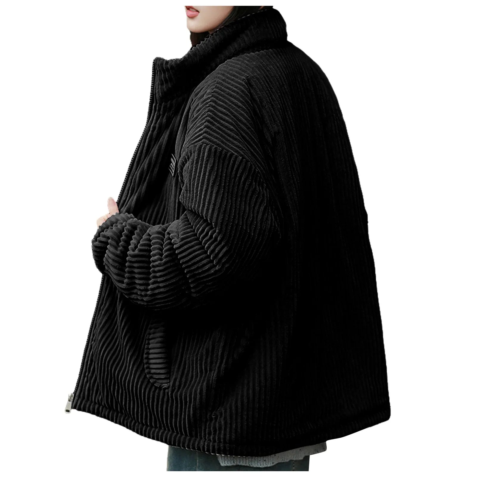 Corduroy Padded Winter Coat